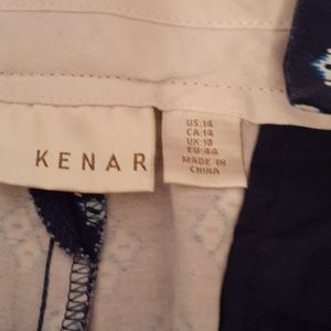 Kendra diamond shorts blue and light blue detail